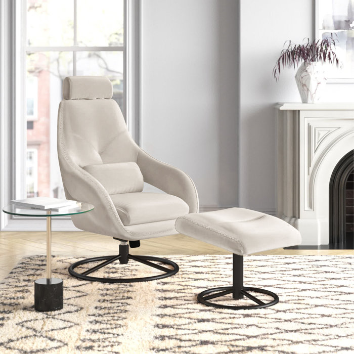 Mercury Row® Myler Upholstered Swivel Accent Chair & Reviews Wayfair